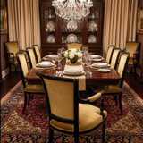 Baker Furniture Co. French Regency Style Gold Velvet Captains DINING CHAIRS 23Wx23Dx36H