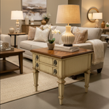 Italian Provincial 1-Drawer NIGHTSTAND 22w26d21h