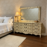 Kent Coffey Dauphine French Provincial 9-Drawer w/ Mirror DRESSERS/CHESTS 74w20d72.5h