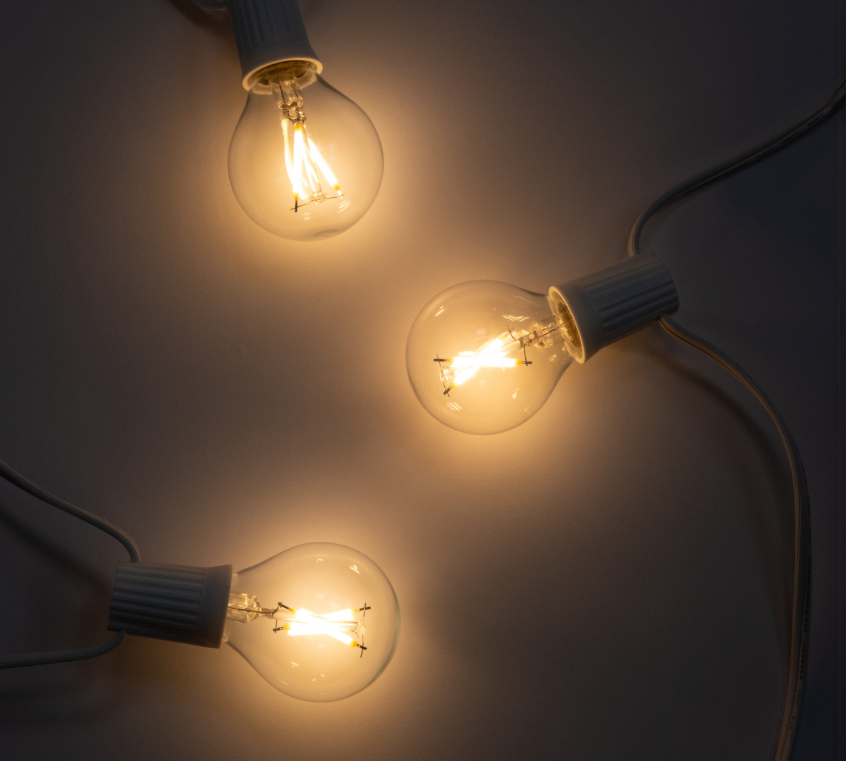 Ambience Globe LED Plug In String Lights