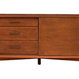Flynn Small TV Console, Chestnut
