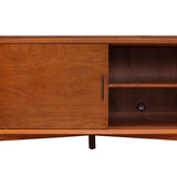 Flynn Small TV Console, Chestnut