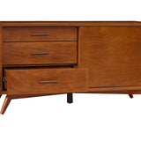 Flynn Small TV Console, Chestnut