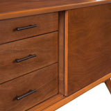 Flynn Small TV Console, Chestnut