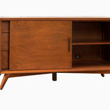 Flynn Small TV Console, Chestnut