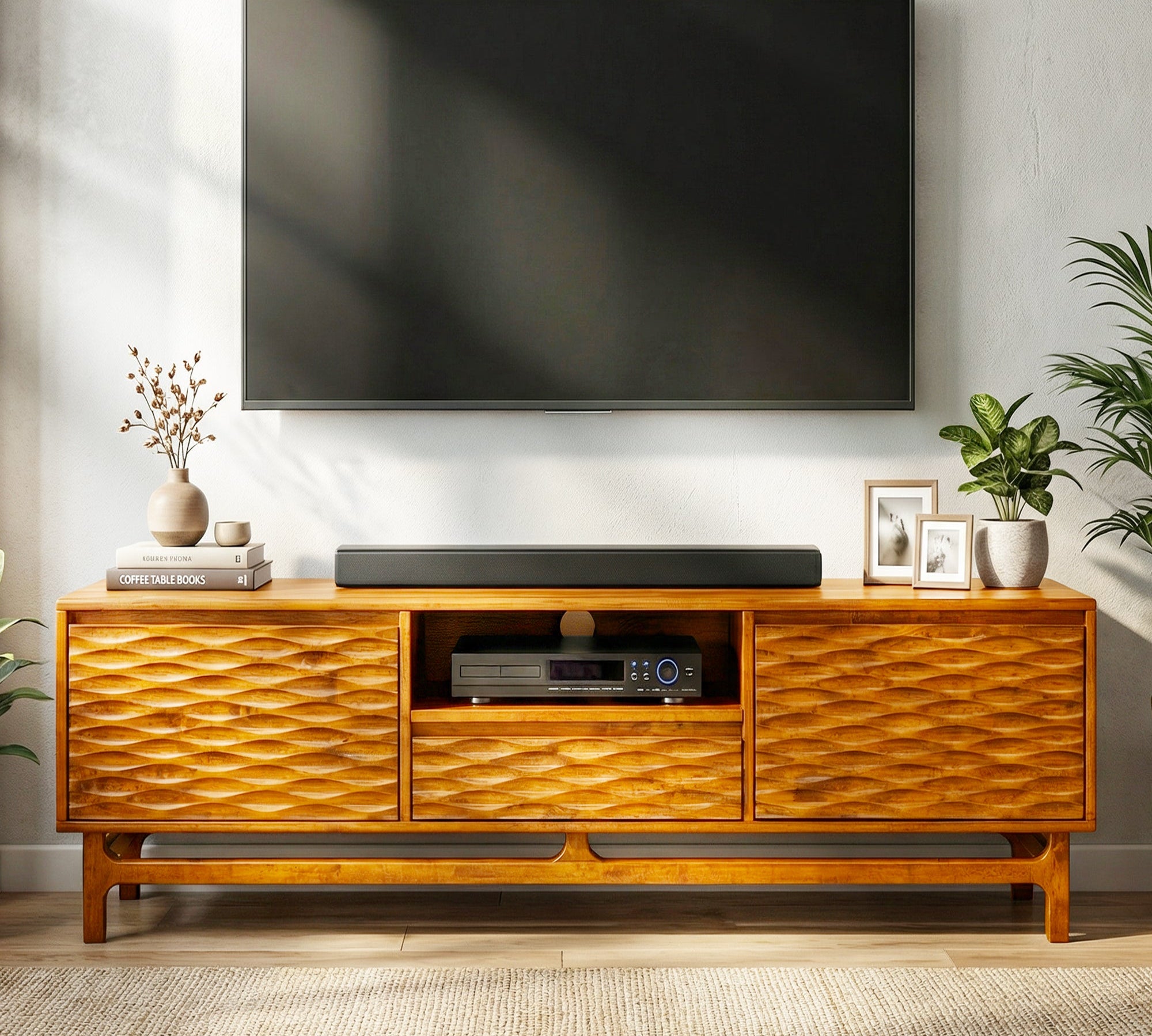 Elara Solid Wood TV Stand