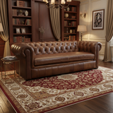 Old Attic Chesterfield in Potomac Cuero Leather