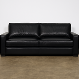 Monroe Sofa in Dark Indigo Leather