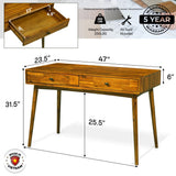 Lagom 48 Inches Solid Wood Desk