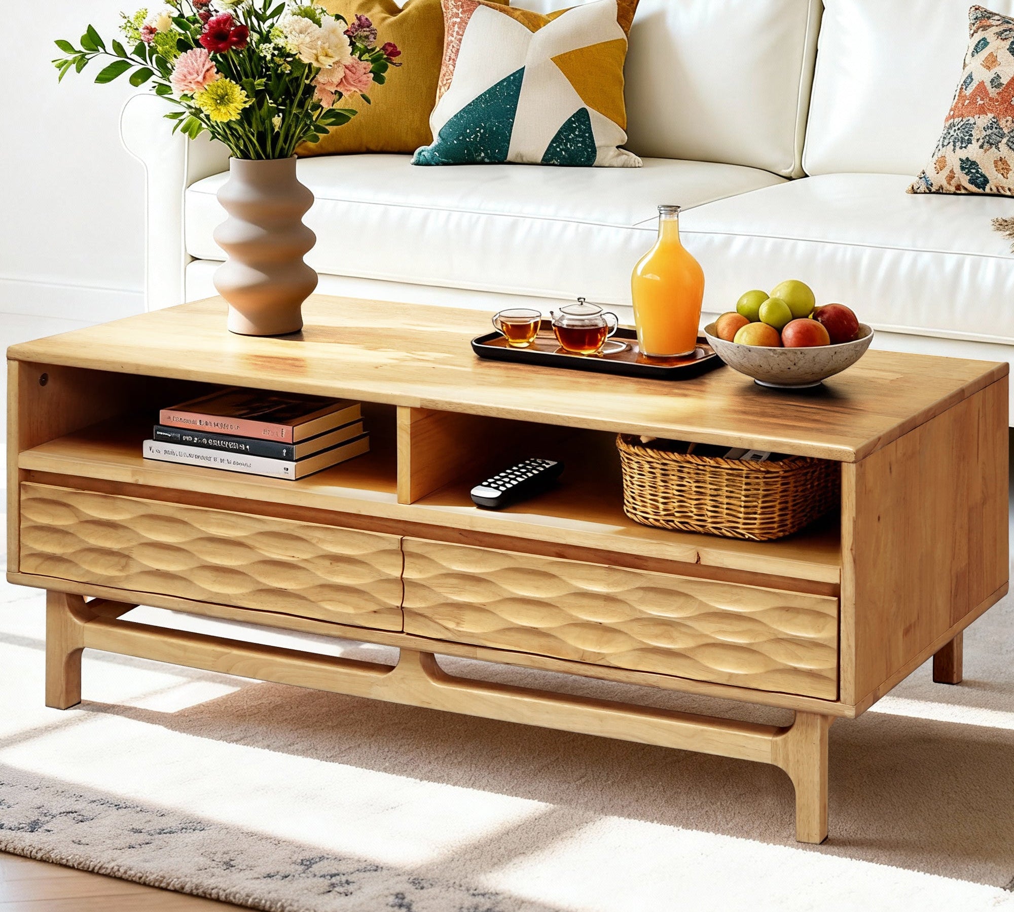 Elara Wooden Coffee Table
