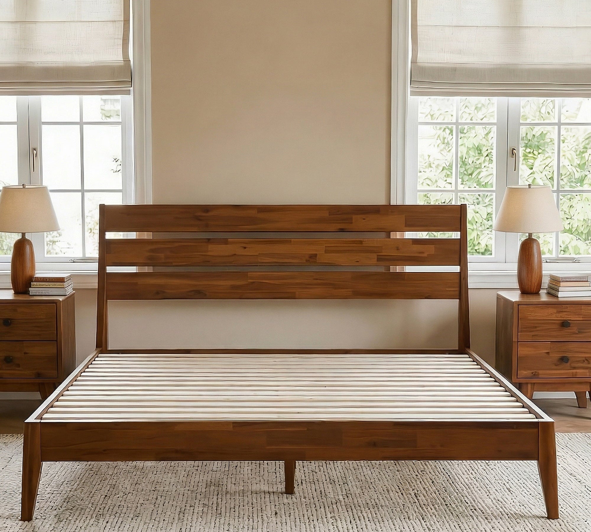 Emery Solid Wood Bed Frame