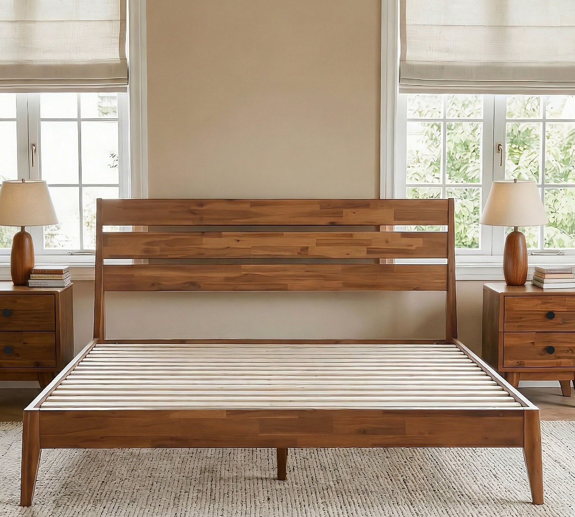 Emery Solid Wood Bed Frame