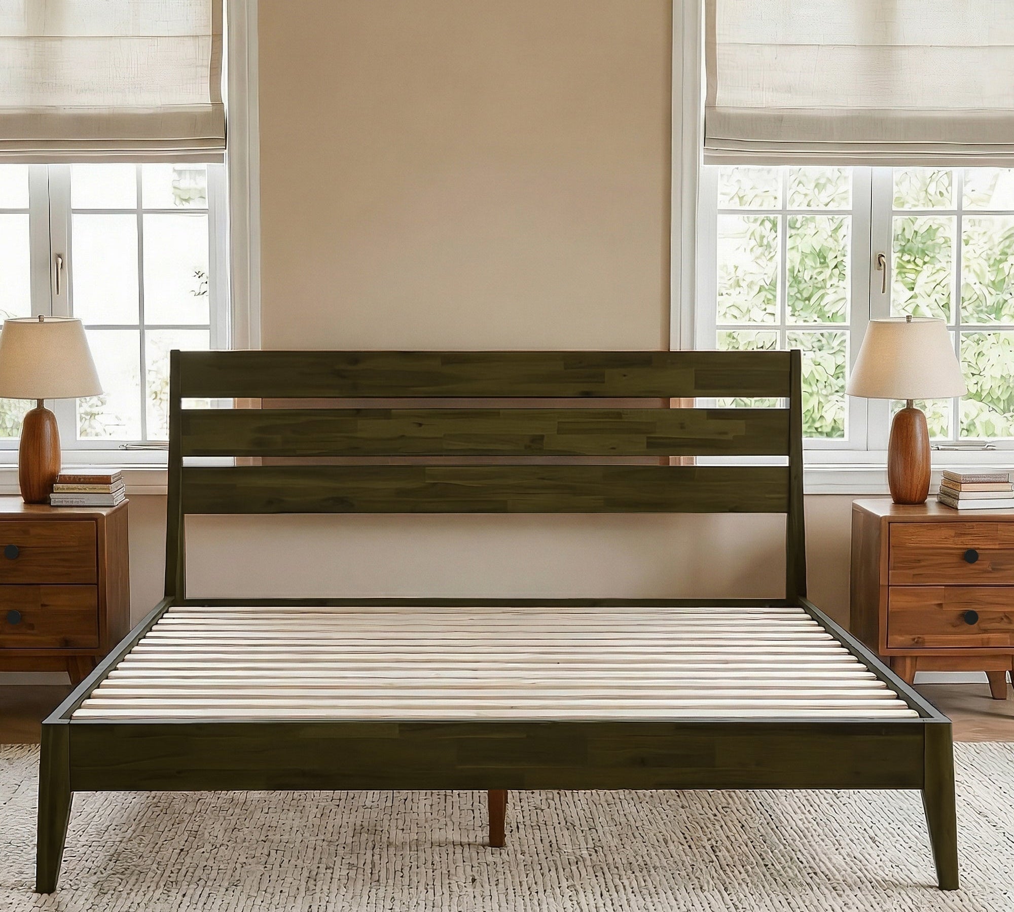 Emery Solid Wood Bed Frame