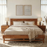 Elara Solid Wood Bed Frame