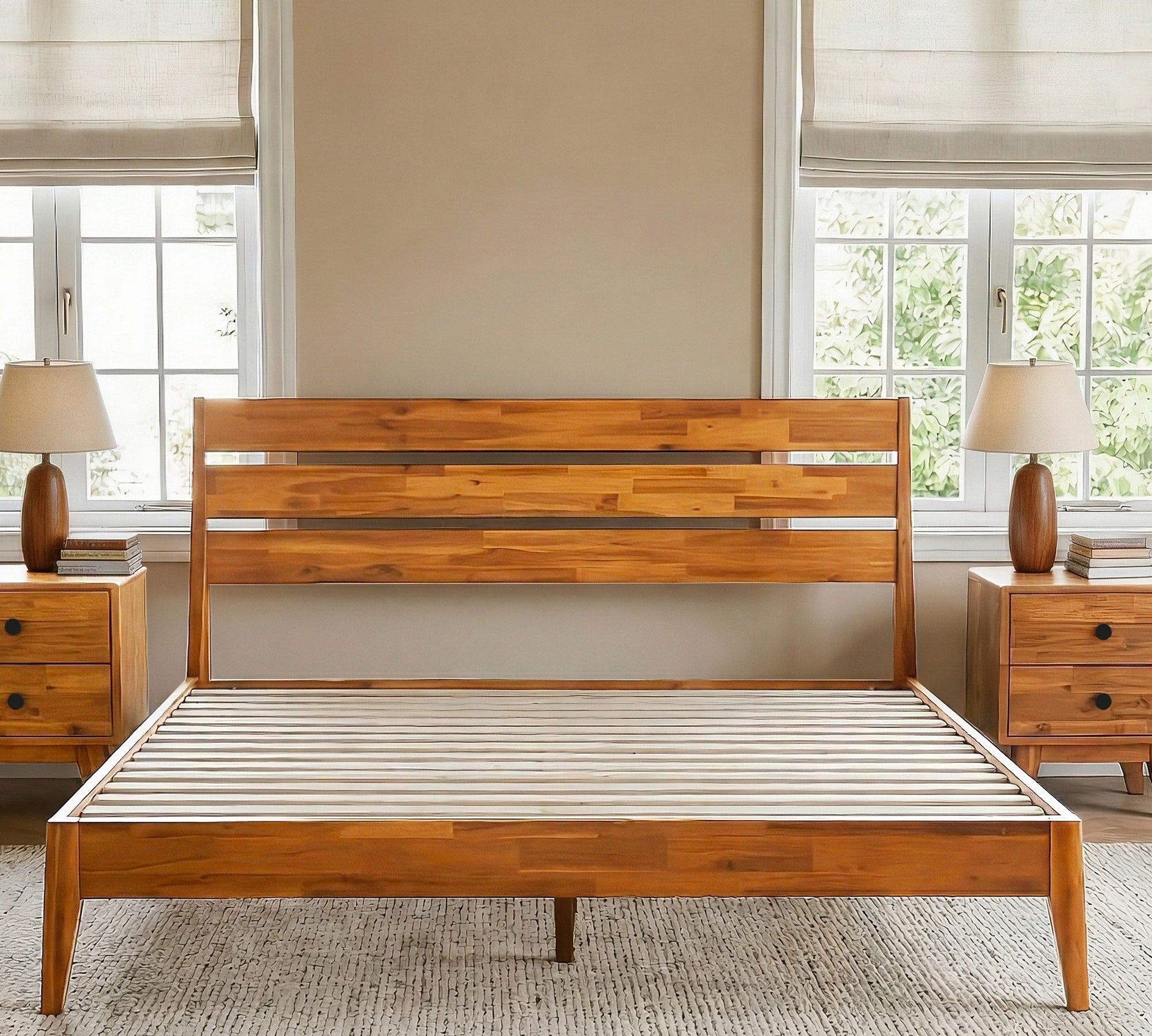 Emery Solid Wood Bed Frame