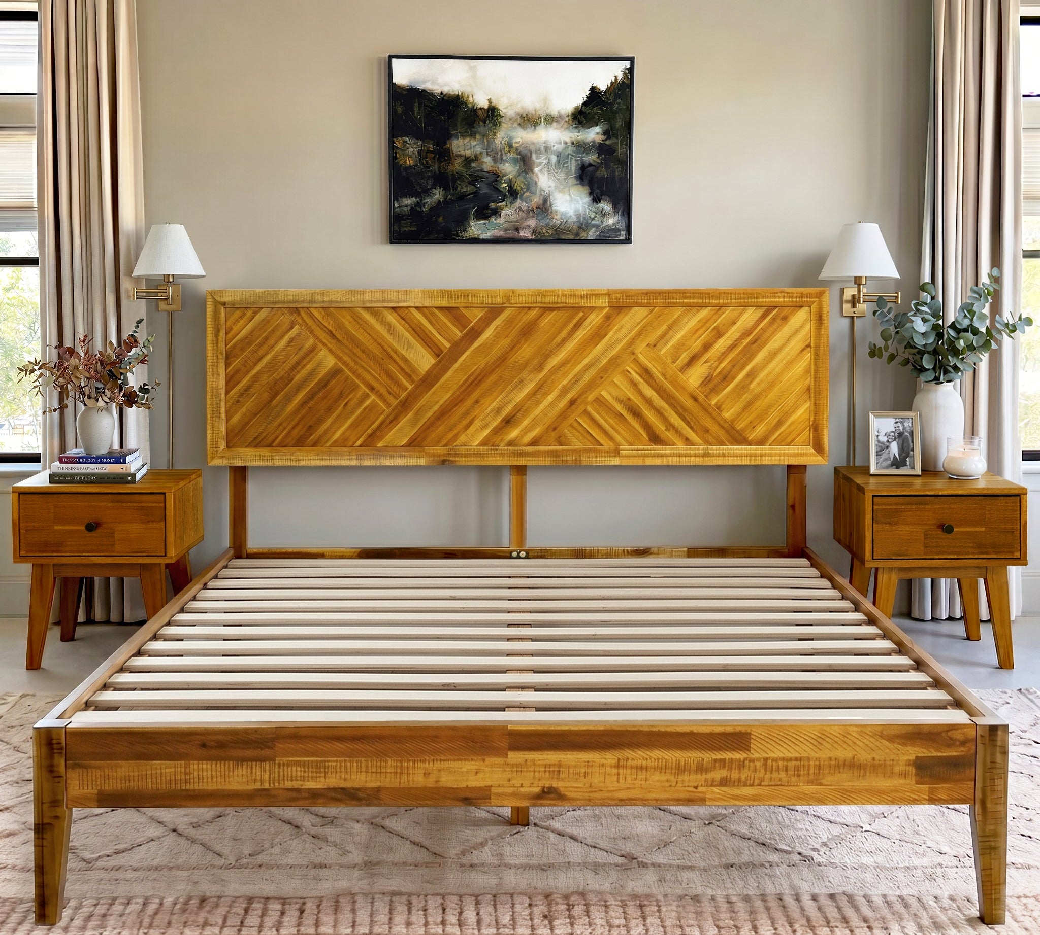 Sierra Solid Wood Bed Frame