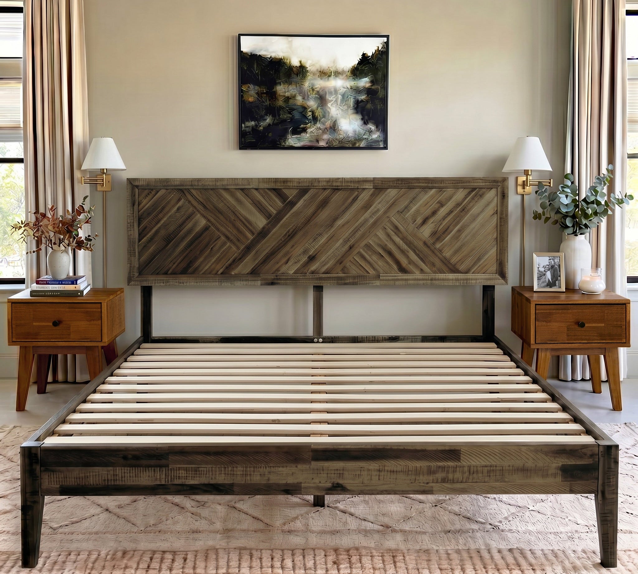 Sierra Solid Wood Bed Frame