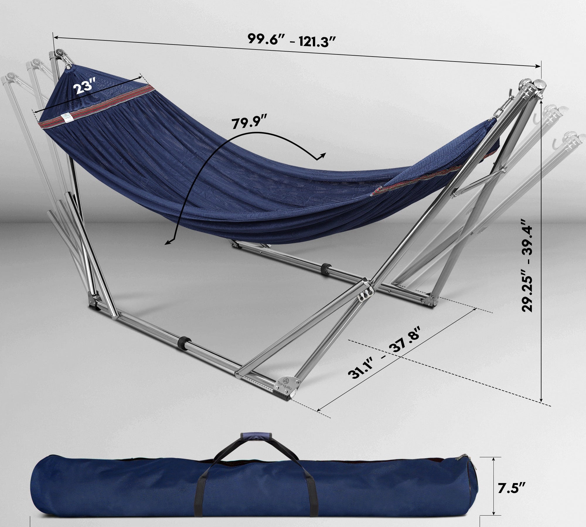 Tranquillo Universal Stainless Steel Hammock Stand for Ultimate Relaxation