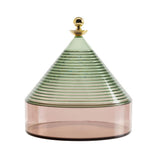 Kartell Trullo Storage Container ACCESSORIES Sage / Pink 9.5Wx10.5H
