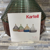 Kartell Trullo Storage Container ACCESSORIES Sage / Pink 9.5Wx10.5H