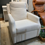 Harlow Swivel Nursery Chair RECLINERS Cream 31w36d36h