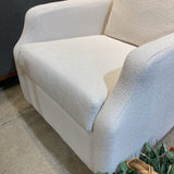 Harlow Swivel Nursery Chair RECLINERS Cream 31w36d36h