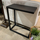 C-Shaped Metal FURNITURE Black 20w10d24h