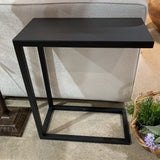 C-Shaped Metal FURNITURE Black 20w10d24h