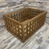 The Container Store Marie Kondo Bamboo Basket ACCESSORIES 13Wx9Dx6.5H