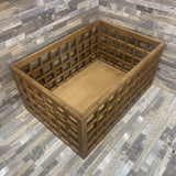 The Container Store Marie Kondo Bamboo Basket ACCESSORIES 13Wx9Dx6.5H