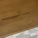 The Container Store Marie Kondo Bamboo Basket ACCESSORIES 13Wx9Dx6.5H