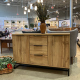 Baxton Studio Reid 3-Drawer BUFFET/SIDEBOARD 47.5w16d31h