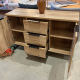 Baxton Studio Reid 3-Drawer BUFFET/SIDEBOARD 47.5w16d31h