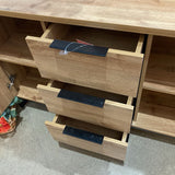 Baxton Studio Reid 3-Drawer BUFFET/SIDEBOARD 47.5w16d31h