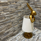 Crestview Collection Chester Gold Rabbit TABLE LAMP 7w7d25h