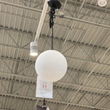 TR Bulb Pendant LIGHTING Matte Black 8x7