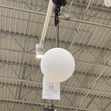 TR Bulb Pendant LIGHTING Matte Black 8x7