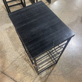 Bloomhome Alba Iron Marble Wine Rack 12 Bottle ACCESSORIES Black 15Wx11Dx24H