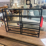 Belmont 8 Bottle Wine Rack ACCESSORIES Black 28Wx4.75Dx20H