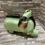 Java Wooden Scooter Decorative ACCESSORIES 11Wx6Dx8H