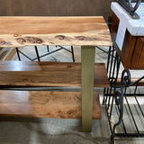 Bloomhome Artisan Triple Shelf CONSOLE TABLE 48w17d31h