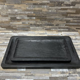 Dudley Tray Set Of 2 ACCESSORIES Black 18w10d1h