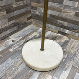 Fleur Iron Marble Mirror ACCESSORIES White 6w5d16h