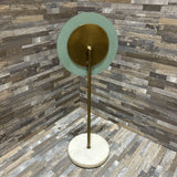 Fleur Iron Marble Mirror ACCESSORIES White 6w5d16h