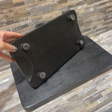 2pc Set Tipton Charger Bread Board ACCESSORIES Black 18Wx10Dx1.75H largest