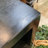 Black Reclaimed Mosaic 3 Drawer Media Unit MEDIA CONSOLE 69w18d23.5h