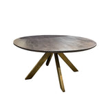 Bloomhome Carter Wooden Iron Coffee Table Large COFFEE/COCKTAIL TABLE 36d18h