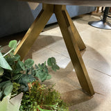 Bloomhome Carter Wooden Iron Coffee Table Large COFFEE/COCKTAIL TABLE 36d18h