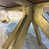 Bloomhome Carter Wooden Iron Coffee Table Large COFFEE/COCKTAIL TABLE 36d18h