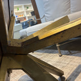 Bloomhome Carter Wooden Iron Coffee Table Large COFFEE/COCKTAIL TABLE 36d18h